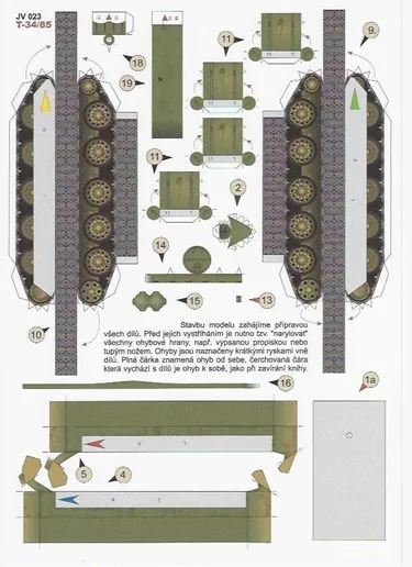 Papierový model - T3485